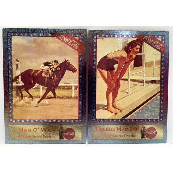 Coca-Cola Collection All Time Sports Favorite Series 2 Cards  - See List - Picture 1 of 8